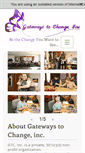 Mobile Screenshot of gatewaystochange.org